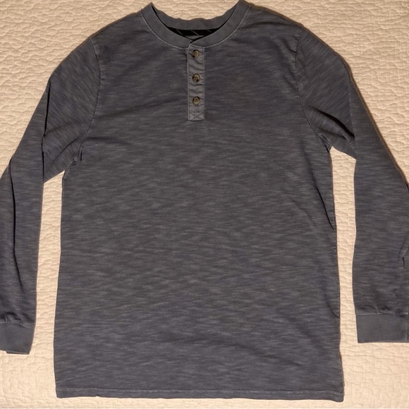 Art Class by Target Girl's Slate Blue Long Sleeved Henley | Size XXL (16-18) - Picture 1 of 10